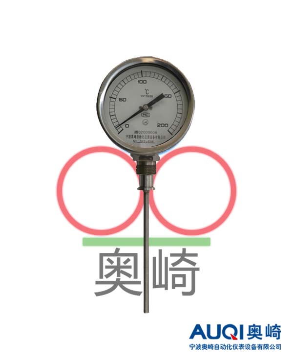 轴向型双金属温度计